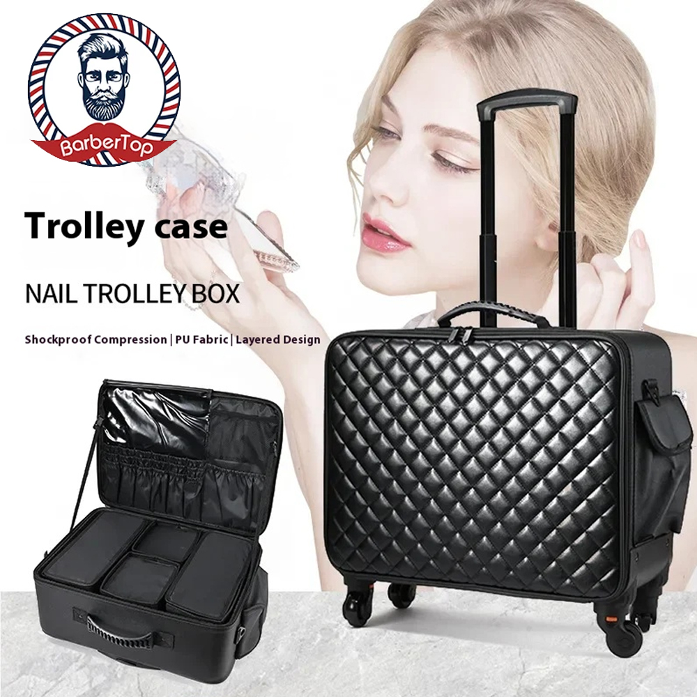 Home Barbershop - Travel Makeup Artist Bag Luggage Cosmetic