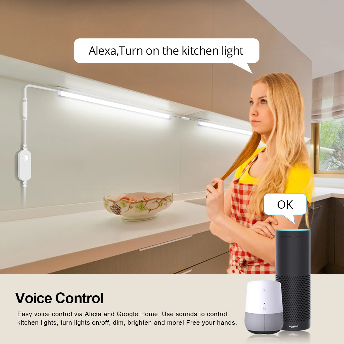 Smart Zigbee LED Lamp Under Ca - Home Bar And Cabinet のレビューと価格