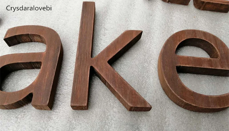 1pc Walnut Retro Wood Personal - Home Bar Word のレビューと価格