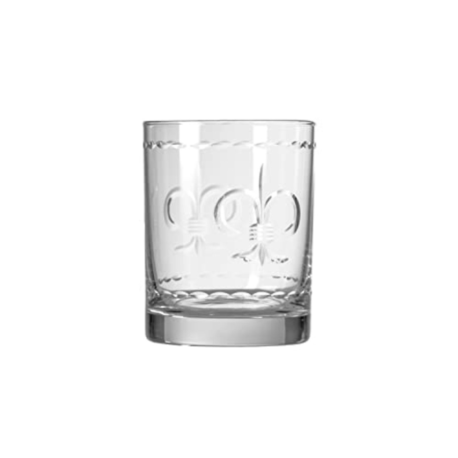 Fleur De Lis Double Old Fashio - Old Fashioned Glass のレビューと価格