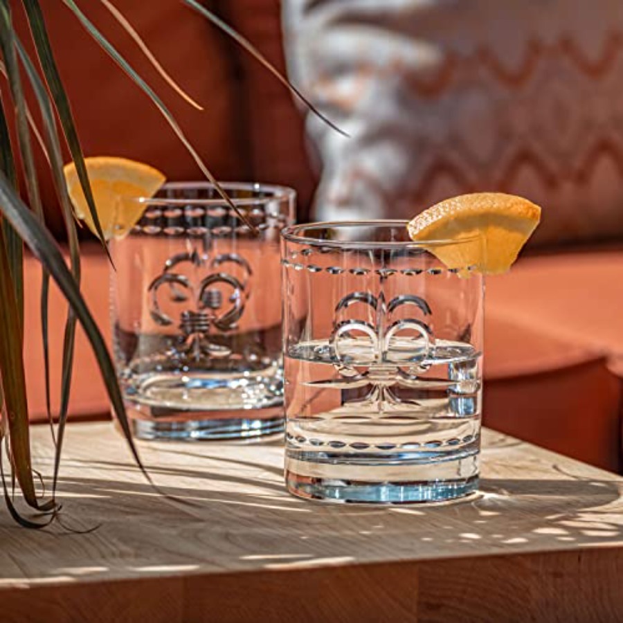 Fleur De Lis Double Old Fashio - Old Fashioned Glass のレビューと価格