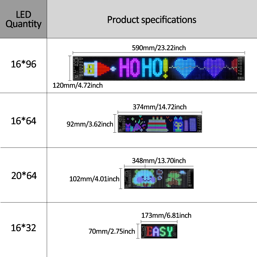 Programmable LED Matrix Panel  - Home Bar Signs のレビューと価格