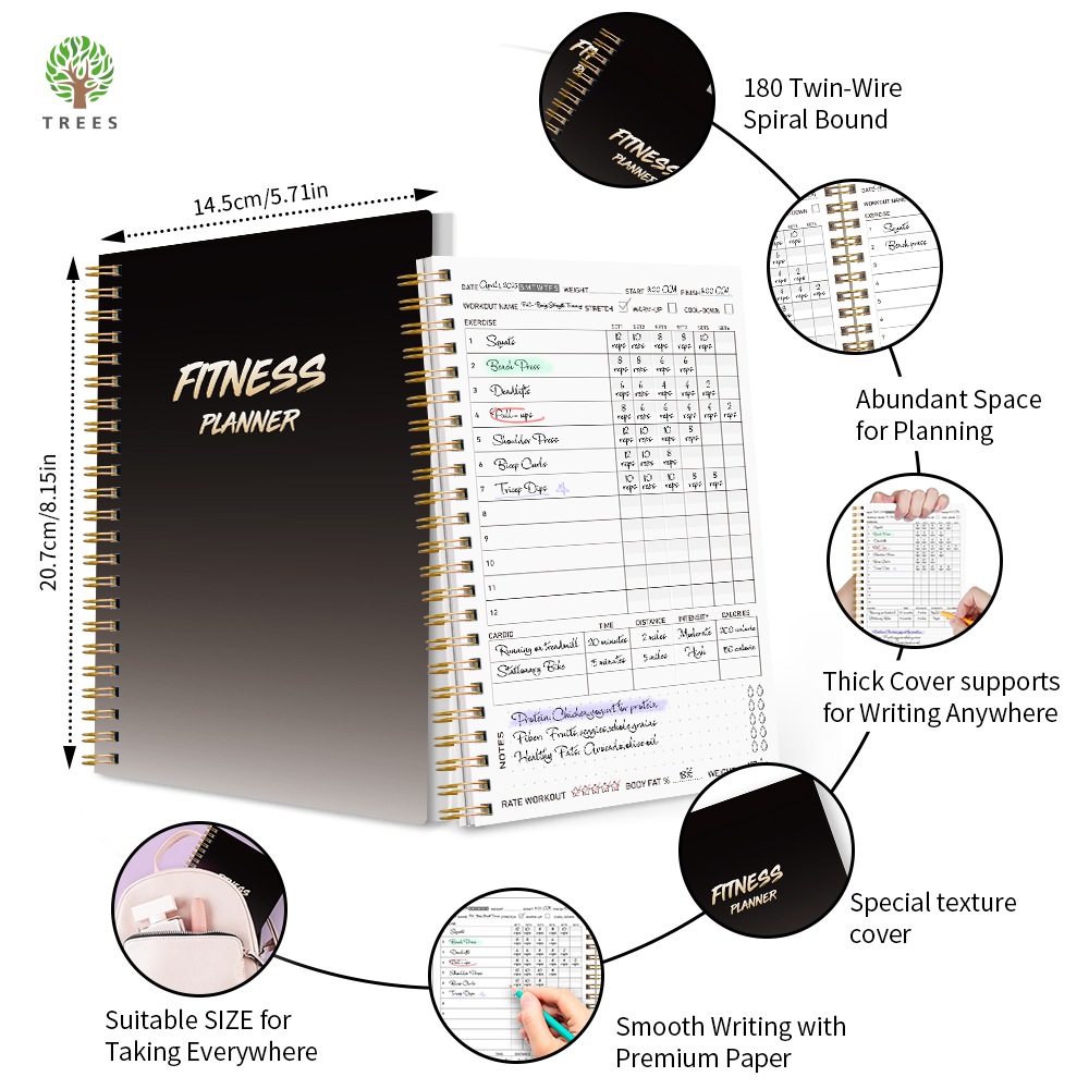 1Pc Fitness Plan Book Suitable - Cocktail Recipe Book のレビューと価格