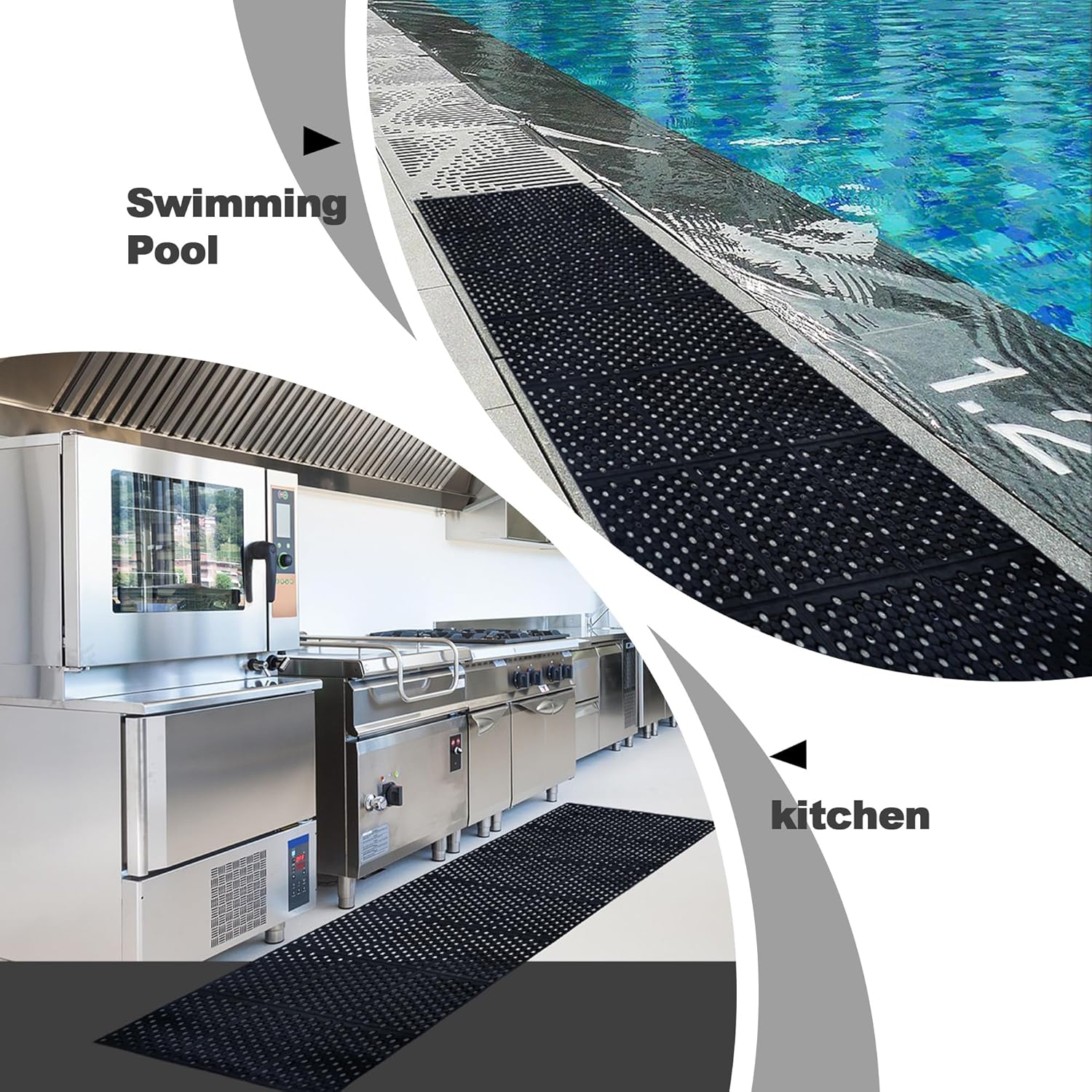 Commercial Anti-Fatigue Draina - Bar Mat Rubber のレビューと価格