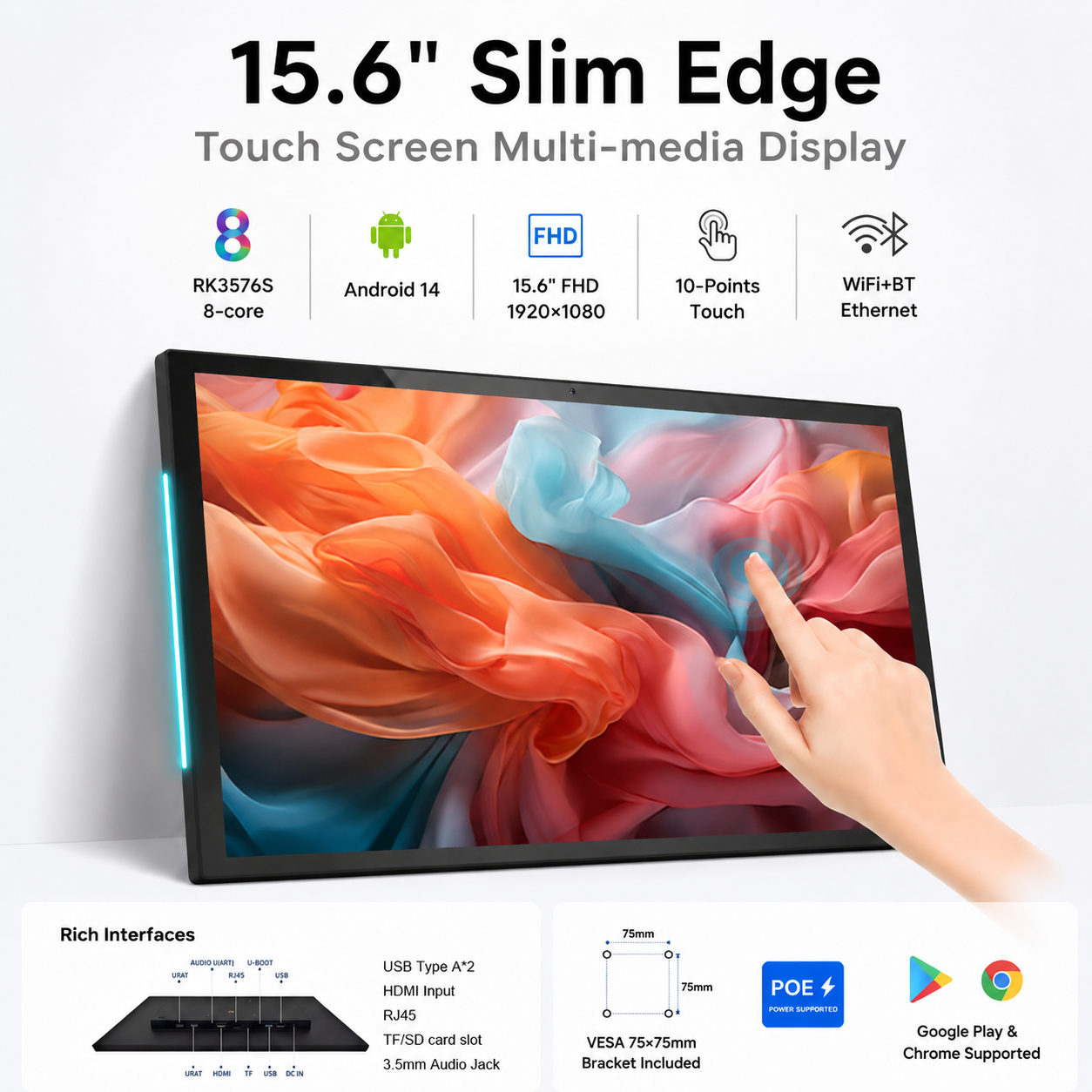 15 Inch 16:10 Wall Mount Andro - Home Bar Android のレビューと価格