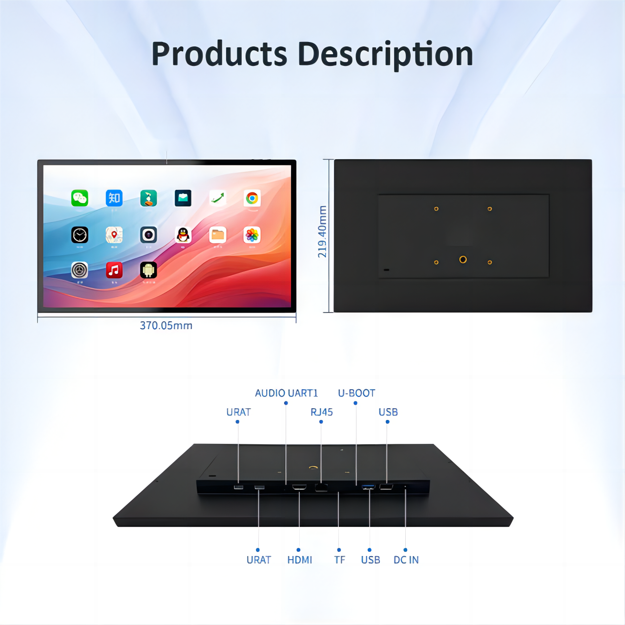 15 Inch 16:10 Wall Mount Andro - Home Bar Android のレビューと価格