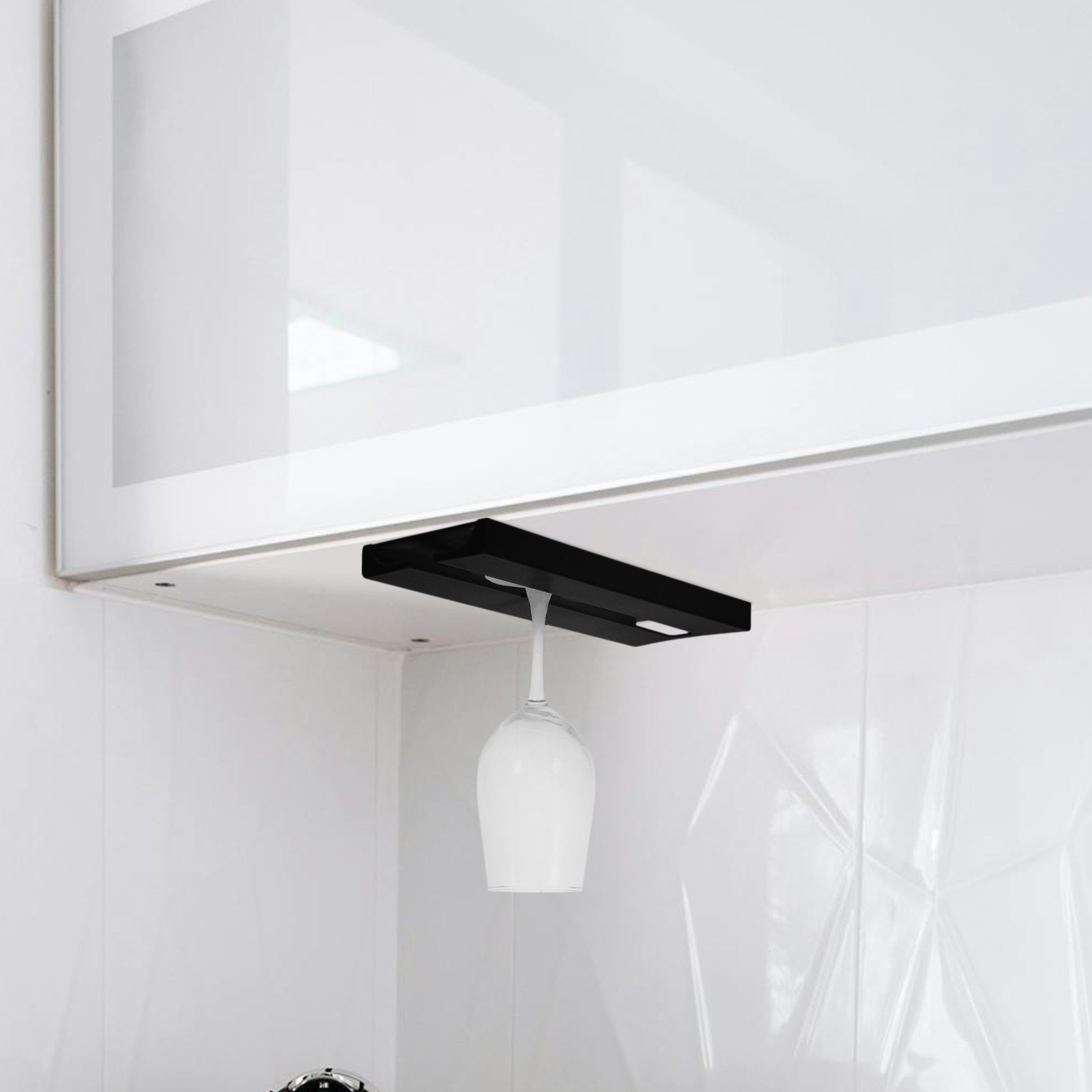 Under Cabinet Hanging Wine Gla - Home Bar And Cabinet のレビューと価格