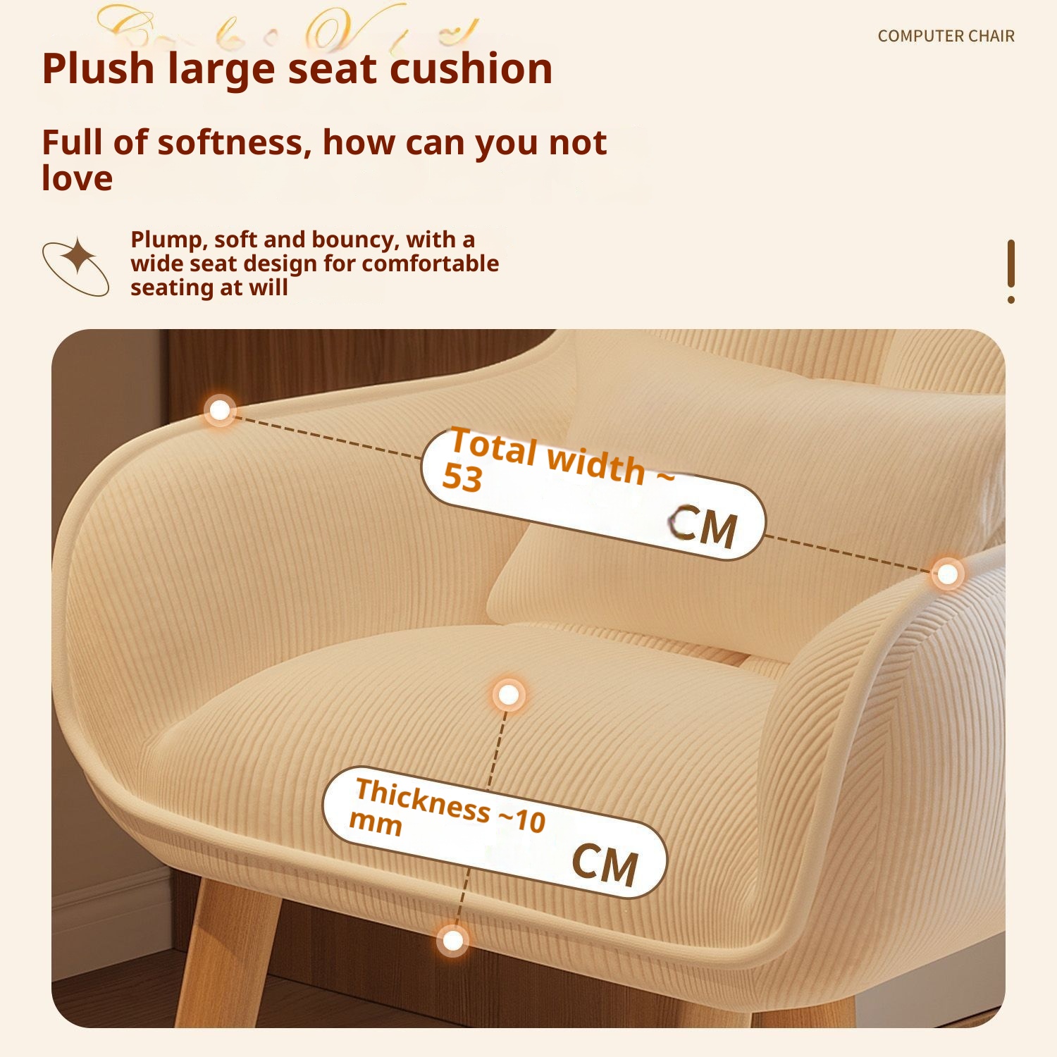 Bedroom chair, backrest makeup - Home Bargains のレビューと価格