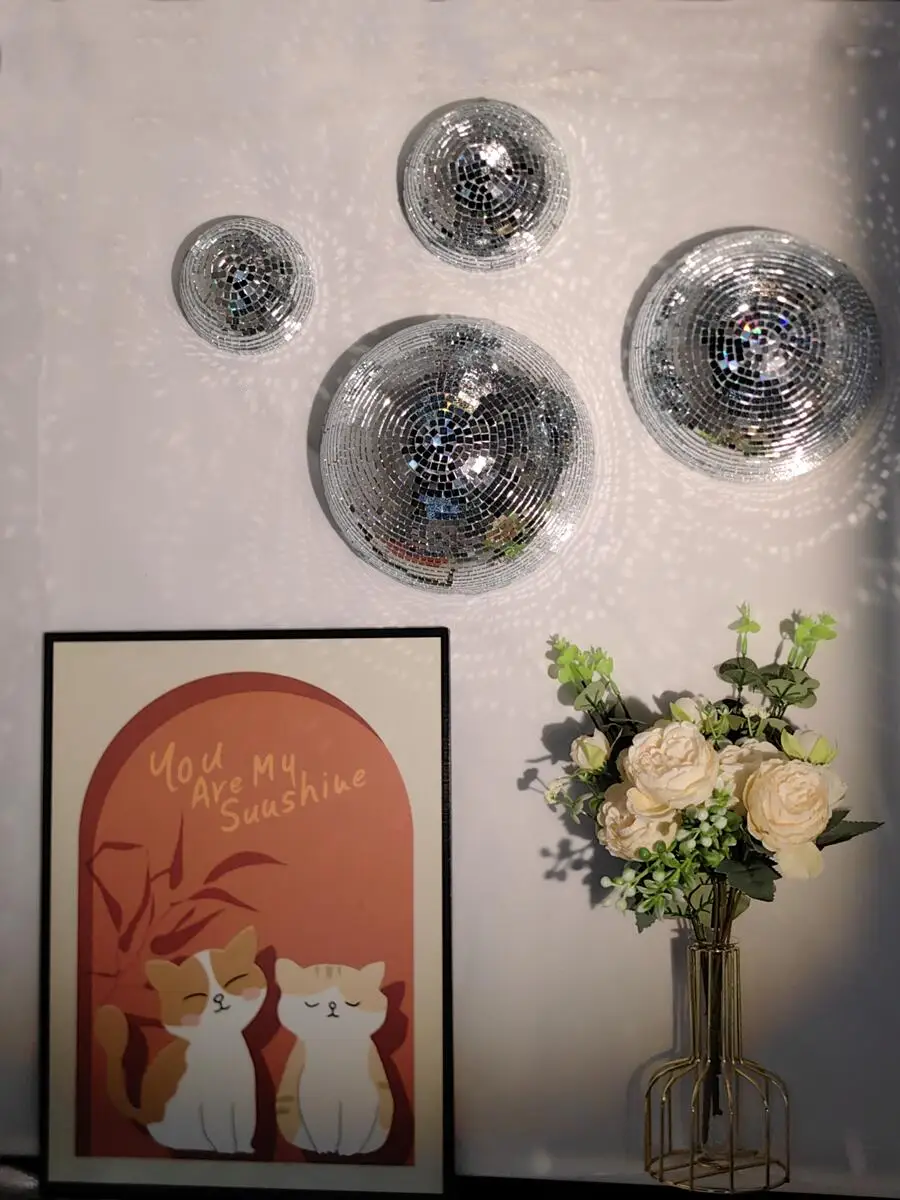 New Wall Disco Ball Mirrored D - Old Fashioned Glass のレビューと価格