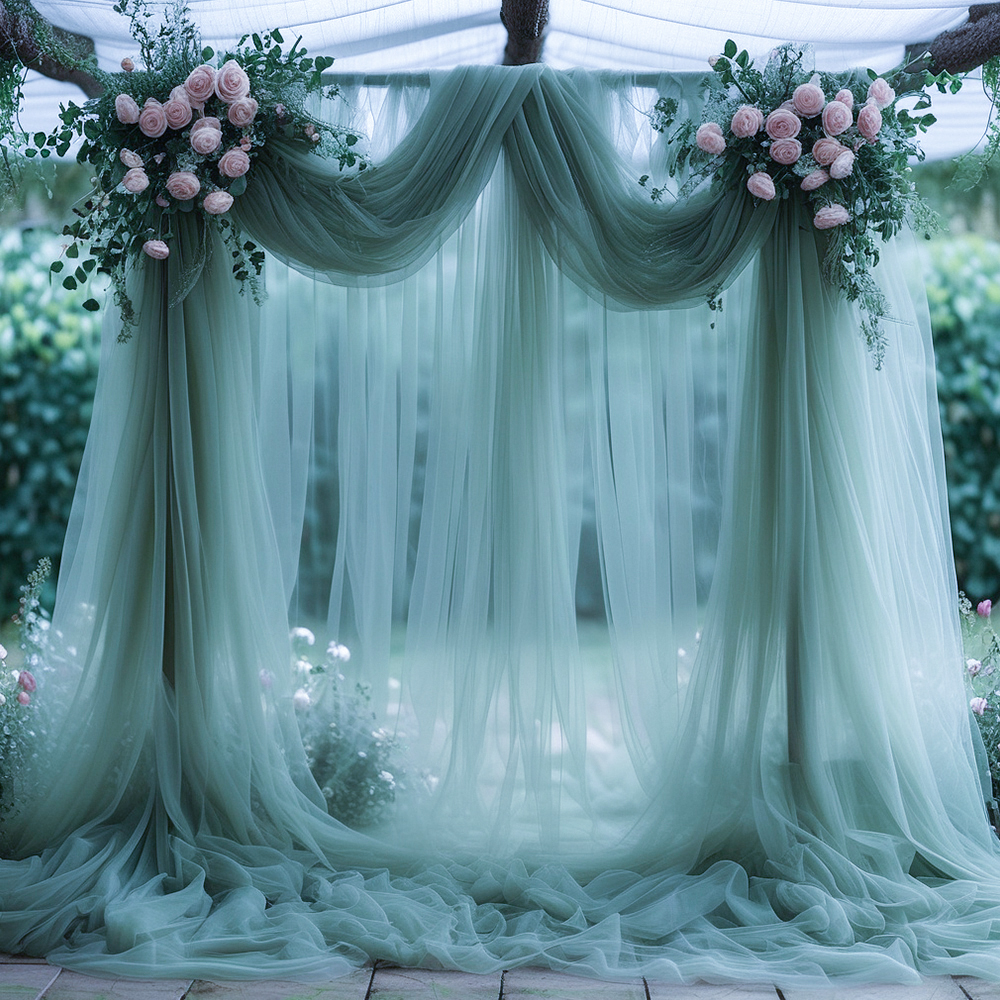 Sheer Tulle Decorative Curtain - Home Bargains のレビューと価格