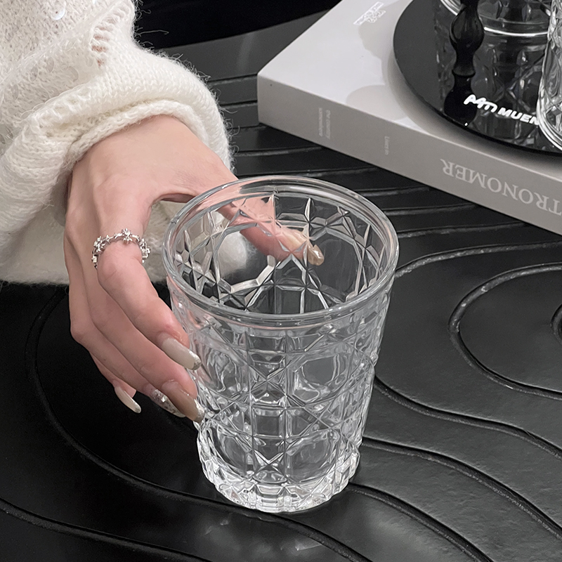 2pcs 310ml Vintage Diamond Pat - Old Fashioned Glass のレビューと価格