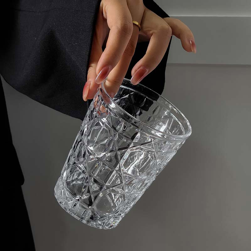 2pcs 310ml Vintage Diamond Pat - Old Fashioned Glass のレビューと価格