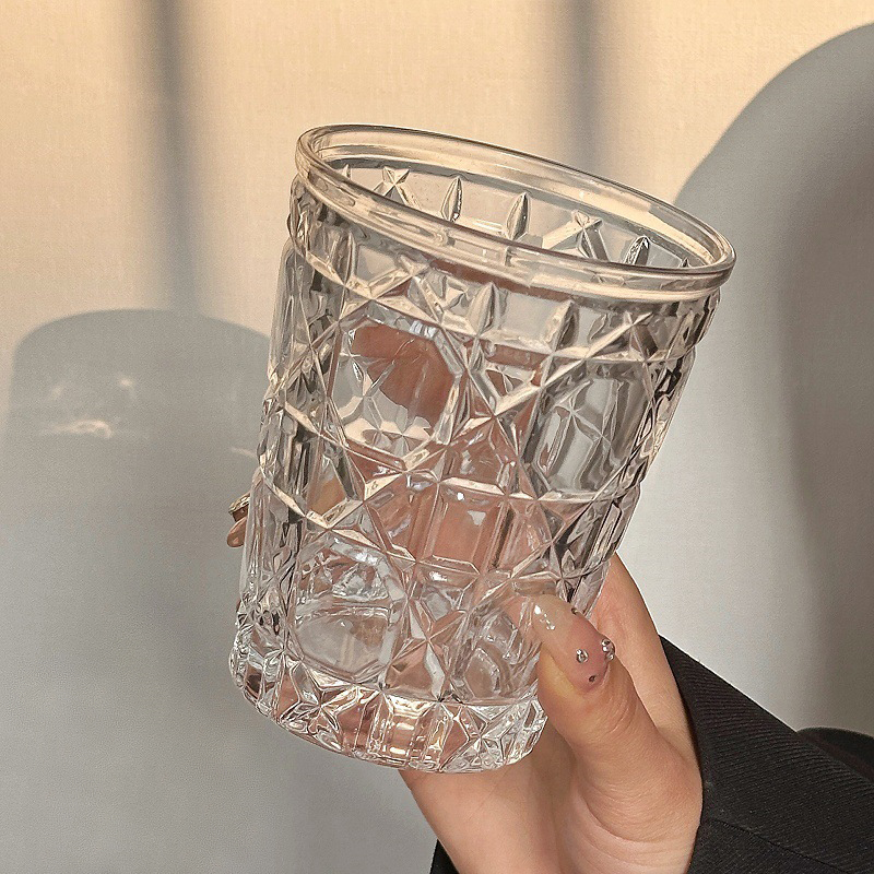 2pcs 310ml Vintage Diamond Pat - Old Fashioned Glass のレビューと価格