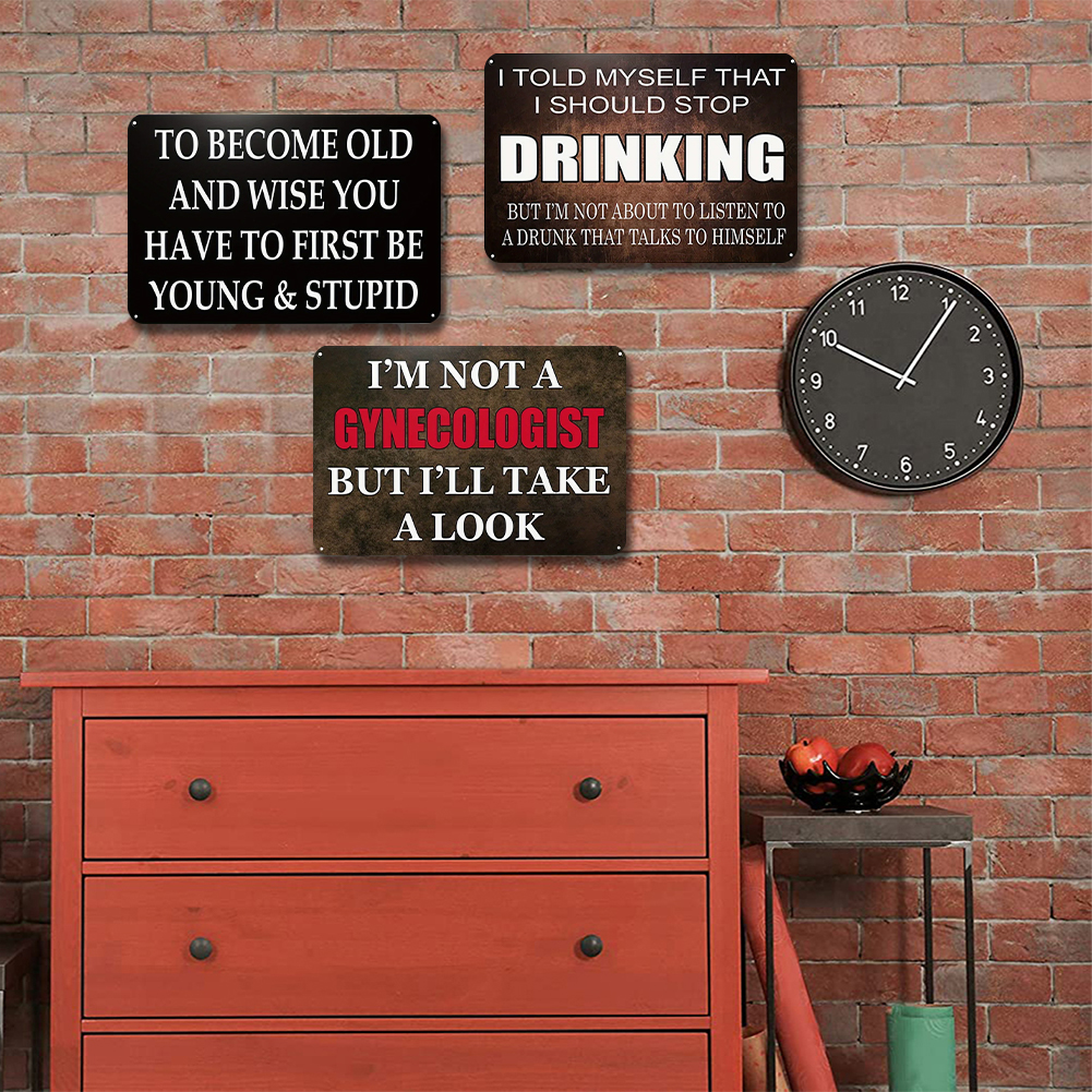 Stylish Iron Drawing Metal Sig - Home Bar And Coffee のレビューと価格