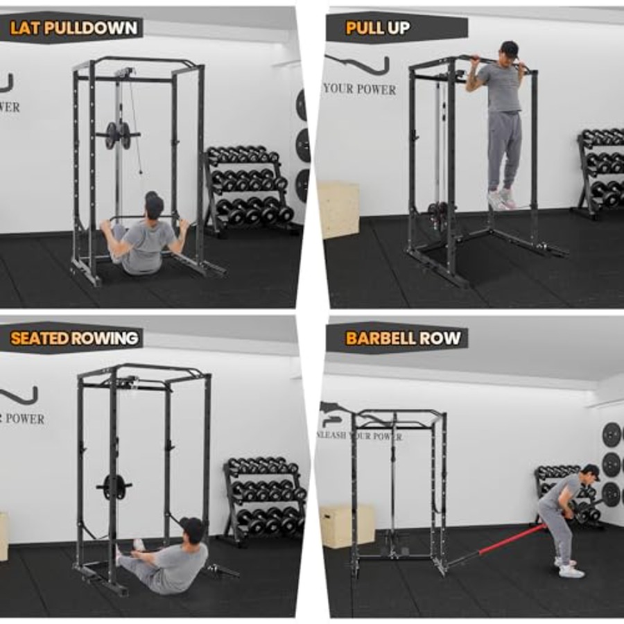 1600 Lbs Power Rack for Home G - Home Bar And Gym のレビューと価格