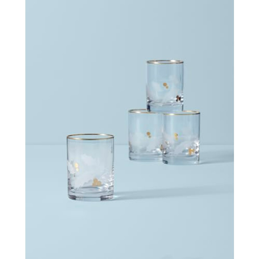 886861 Holiday Gold 4Piece Dou - Old Fashioned Glass のレビューと価格