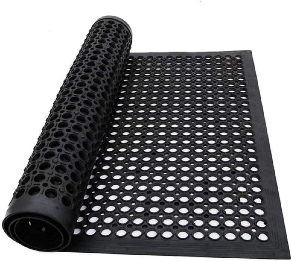 Rubber Floor Mat 3x5FT Anti Fa - Bar Mat Rubber のレビューと価格