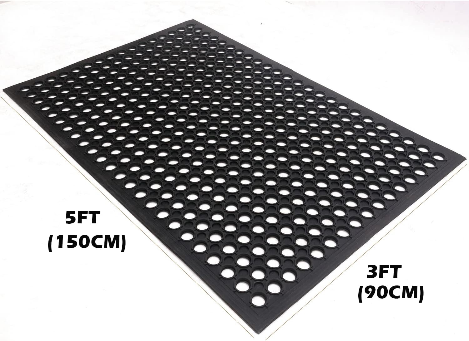 Rubber Floor Mat 3x5FT Anti Fa - Bar Mat Rubber のレビューと価格