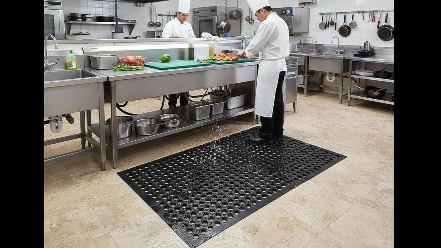 Rubber Floor Mat 3x5FT Anti Fa - Bar Mat Rubber のレビューと価格