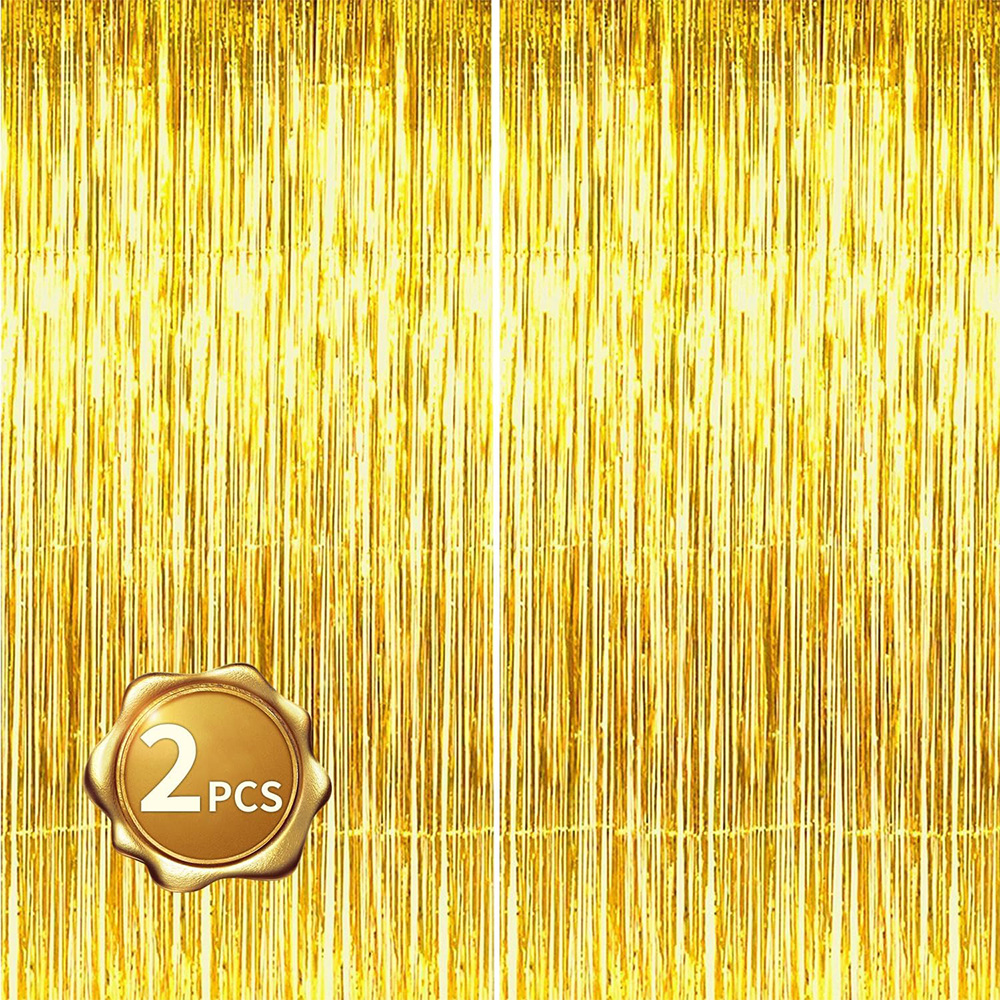 2Pack Gold Metallic Foil Tinse - Home Bargains のレビューと価格
