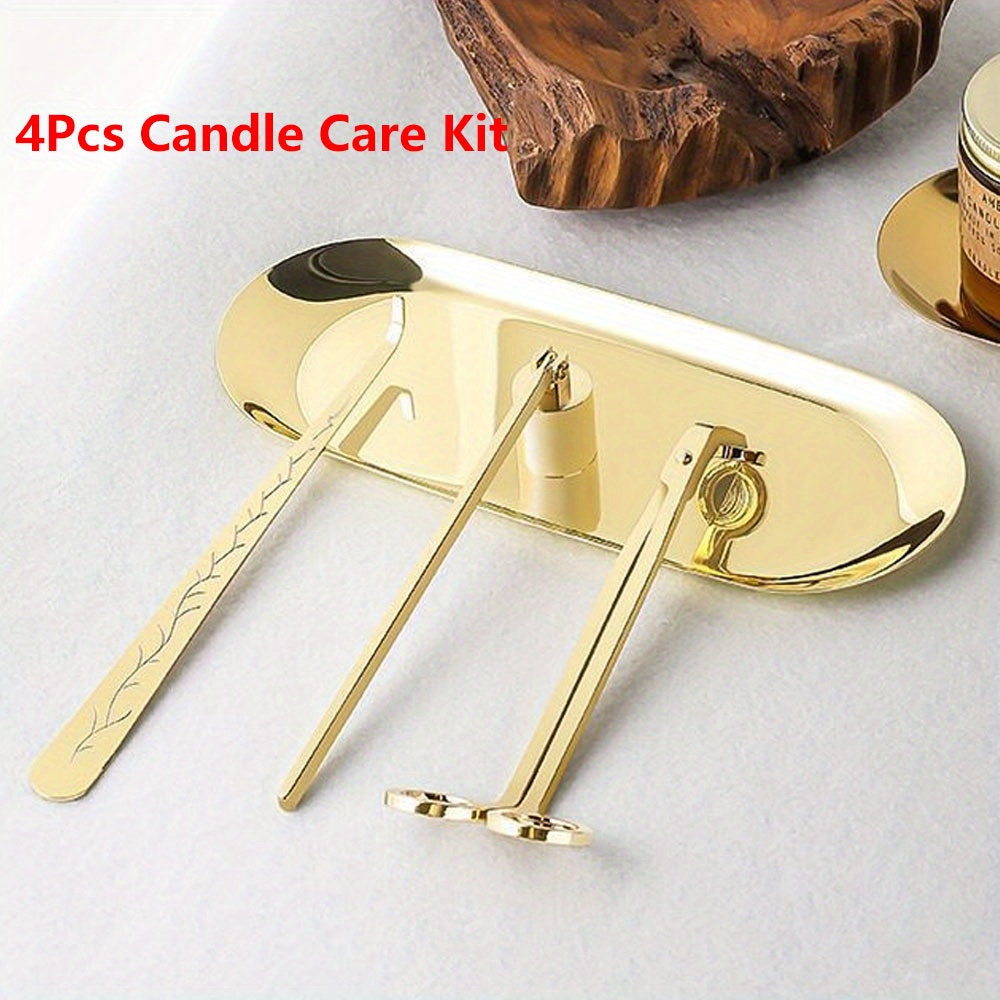 4pcs/set Luxury Candle Care Ki - Home Barbershop のレビューと価格