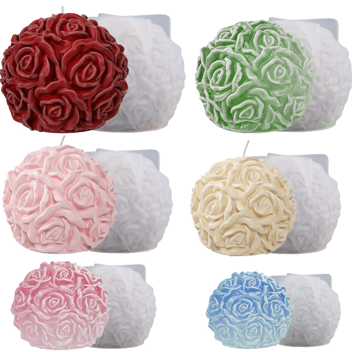 Multi Size Flower Series Candl - Ice Mold Sphere のレビューと価格