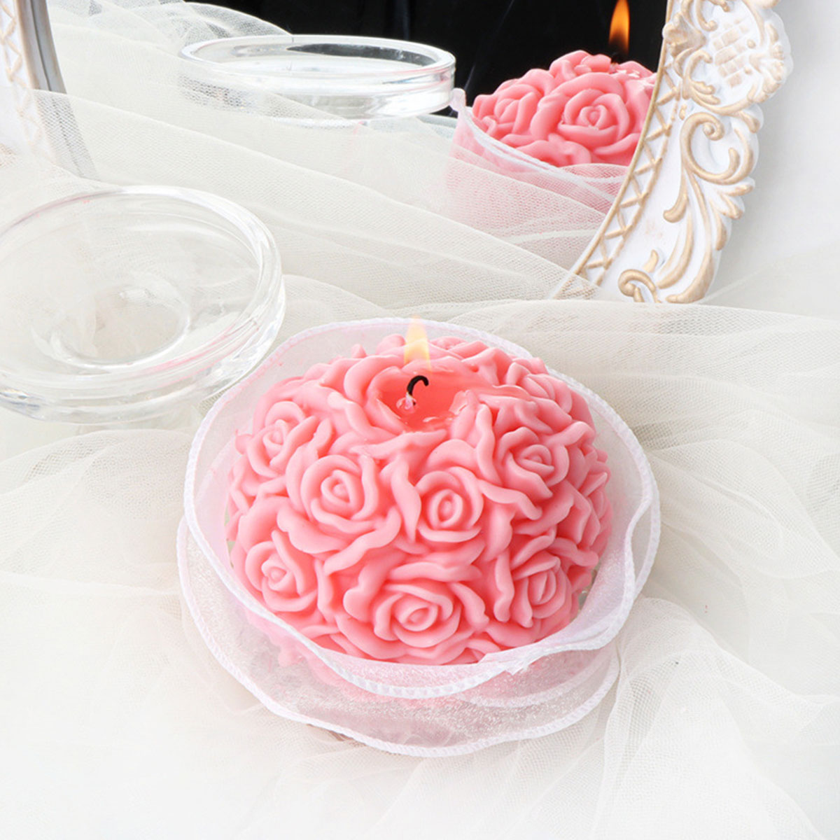 Multi Size Flower Series Candl - Ice Mold Sphere のレビューと価格