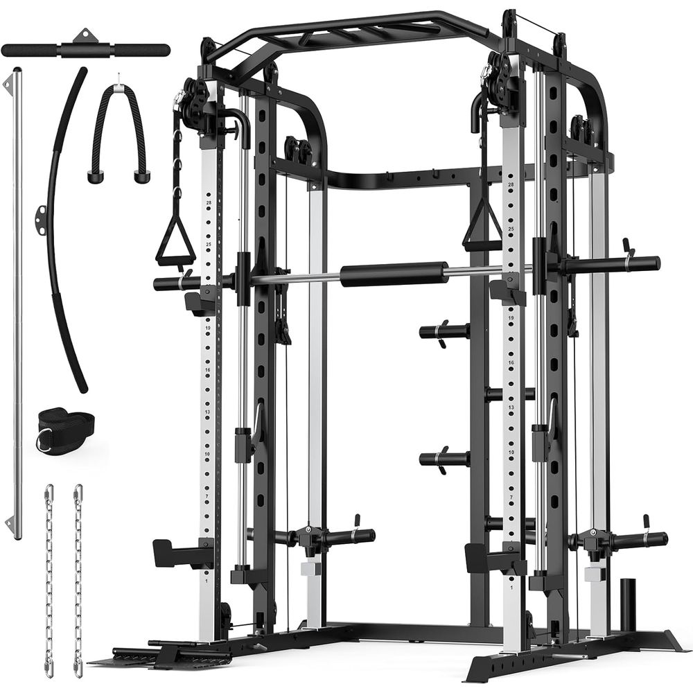 Versatile Power Cage with Adju - Home Bar And Gym のレビューと価格
