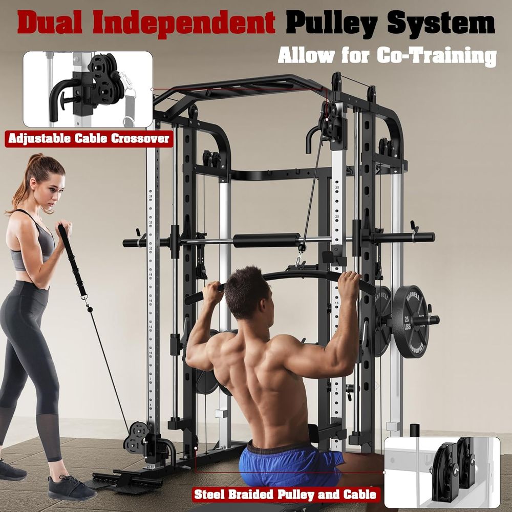 Versatile Power Cage with Adju - Home Bar And Gym のレビューと価格