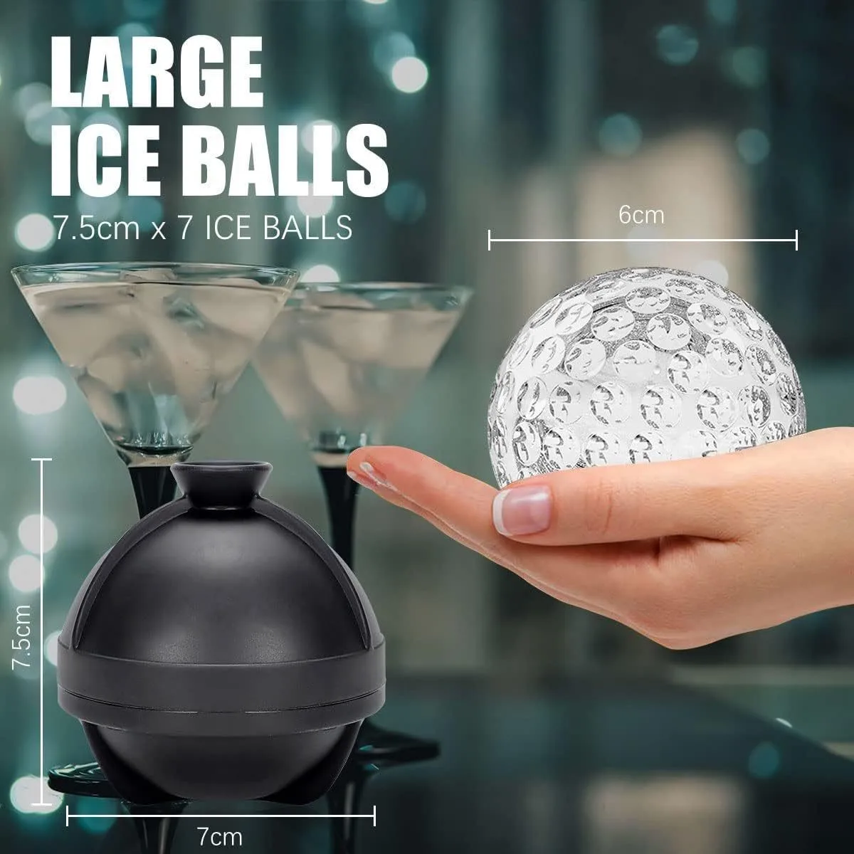 Food Grade Silicone Ice Ball M - Ice Mold Sphere のレビューと価格