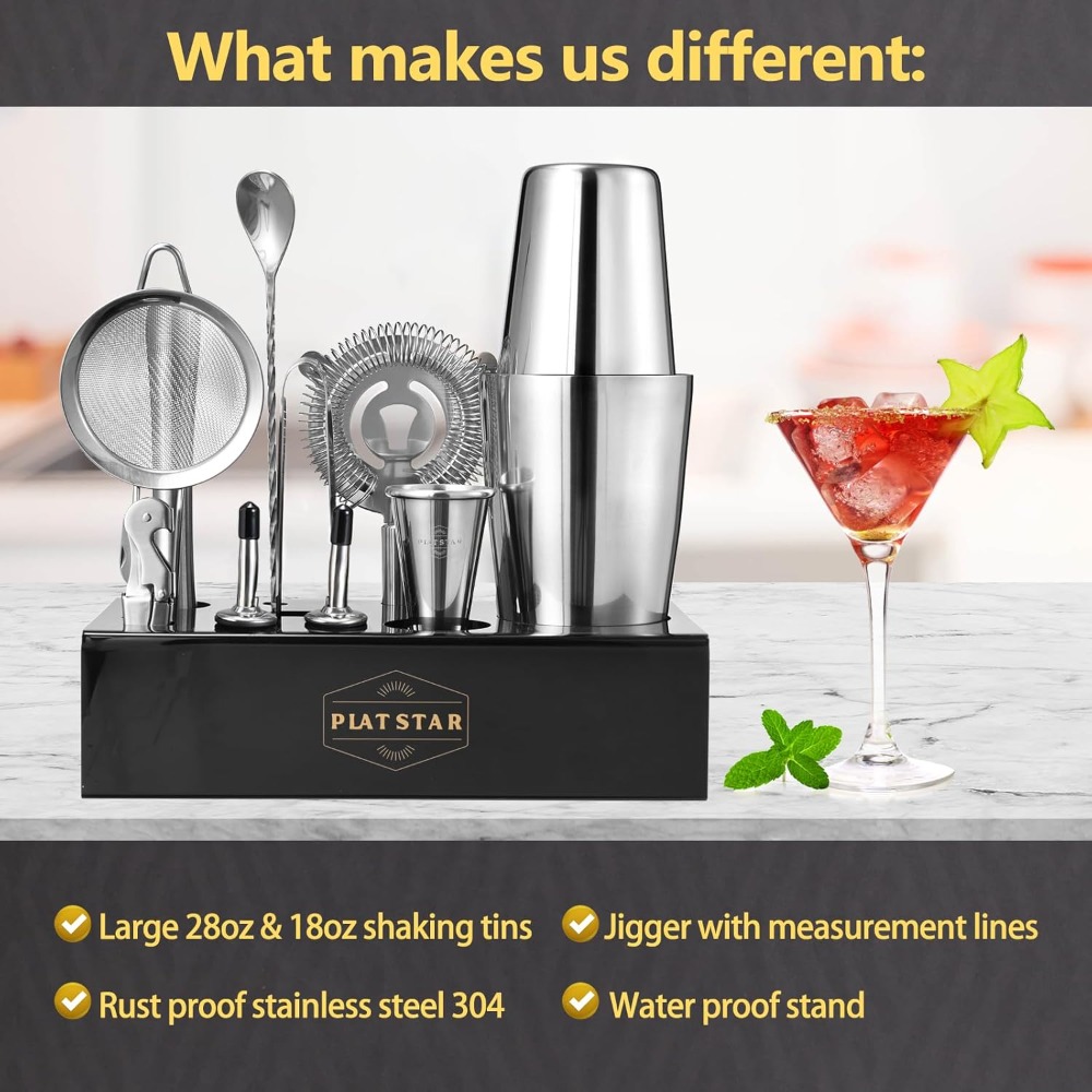 Complete Bartender Kit with St - Cocktail Recipe Book のレビューと価格