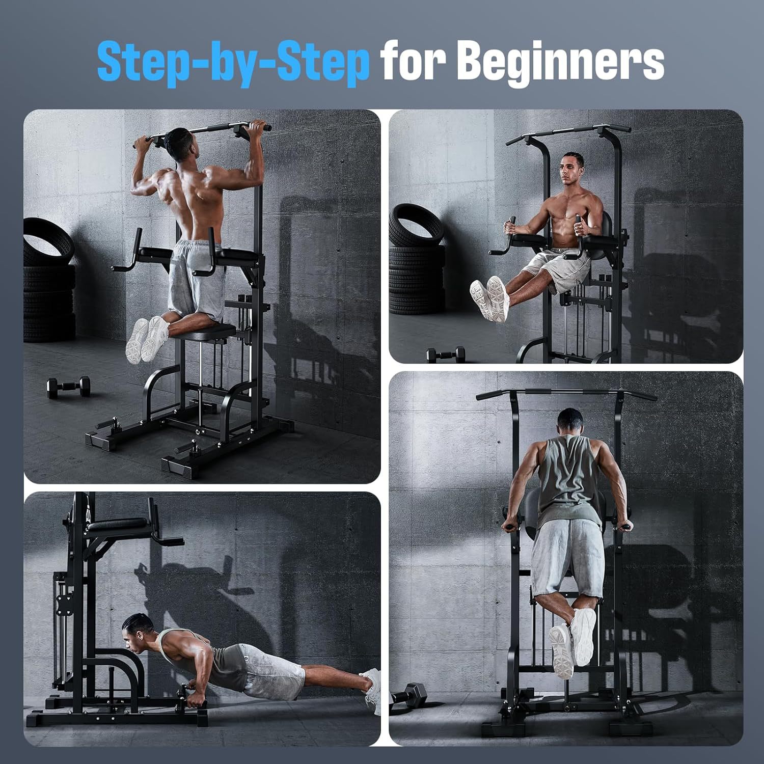 Power Tower Pull-Up Dip Statio - Home Bar And Gym のレビューと価格