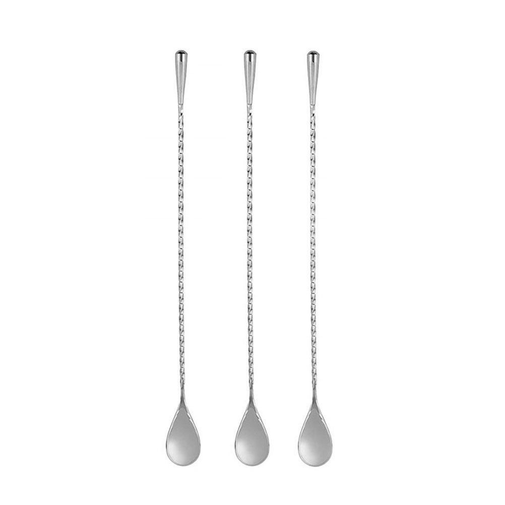 2Pcs Long Stainless Steel Cock - Bar Spoon Twisted のレビューと価格