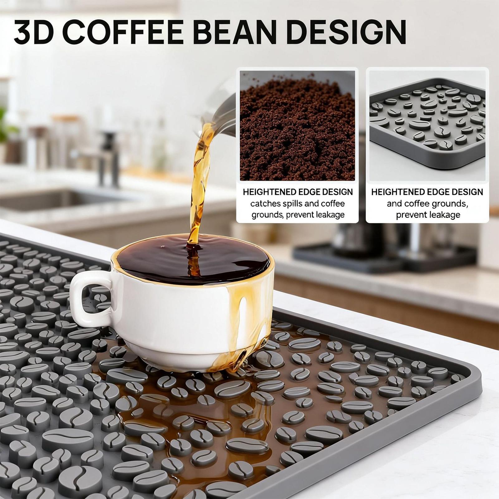 Silicone Coffee Bar Mat 16x8 I - Bar Mat Rubber のレビューと価格
