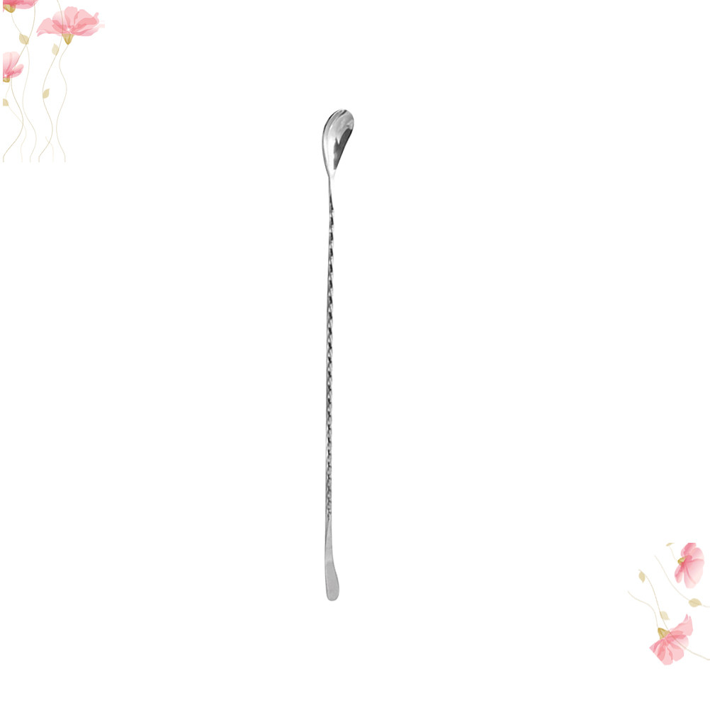 Elegant Stainless Steel Long H - Bar Spoon Twisted のレビューと価格