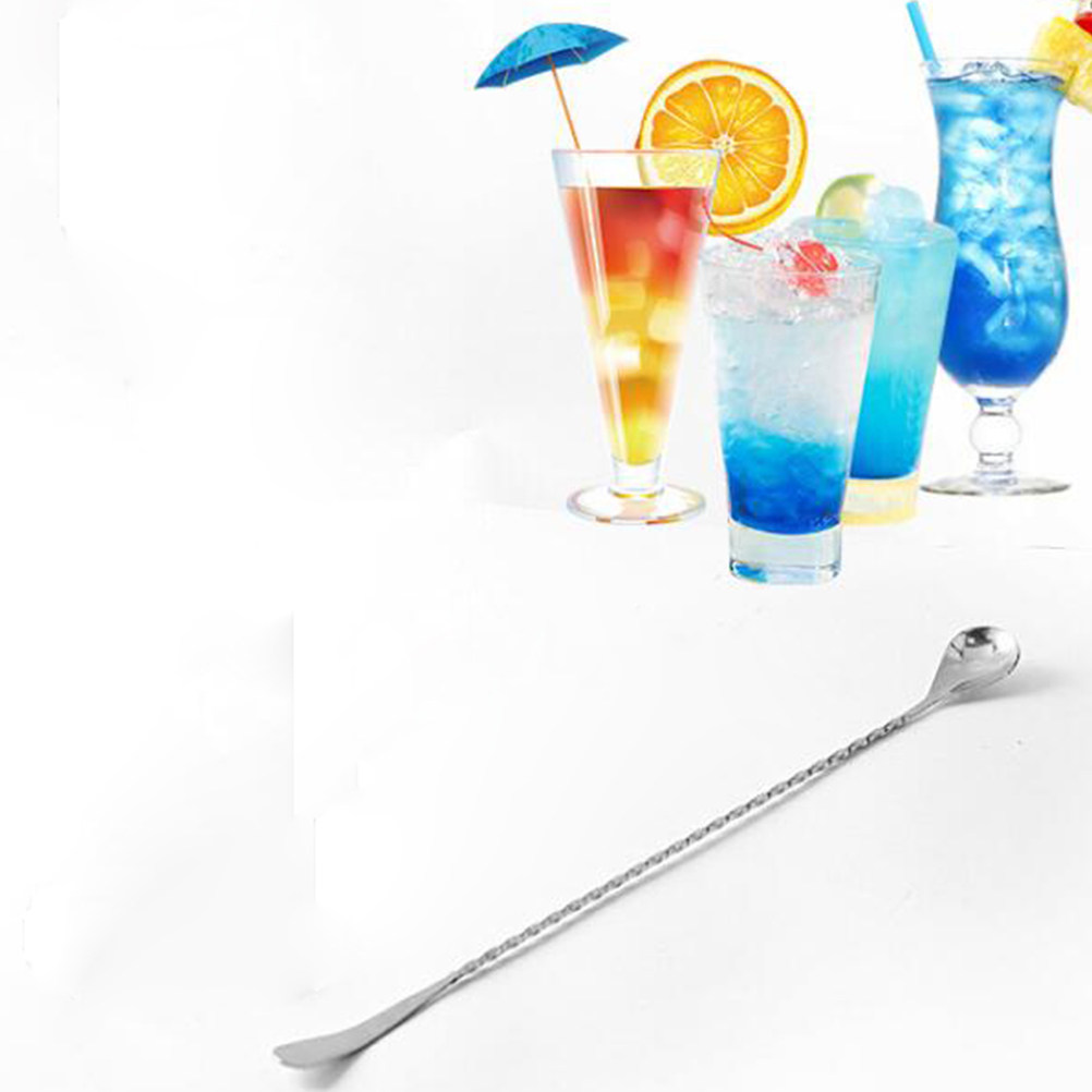 Elegant Stainless Steel Long H - Bar Spoon Twisted のレビューと価格