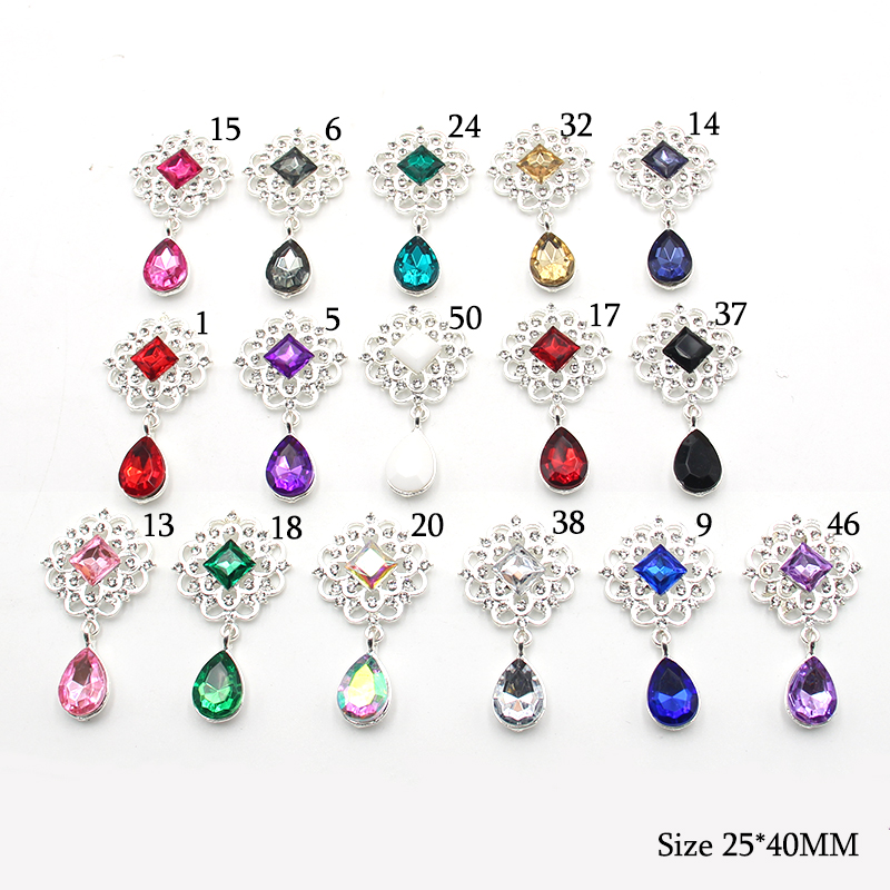 Shiny 25 * 46MM 10Pcs Crystal  - Cocktail Recipe Book のレビューと価格