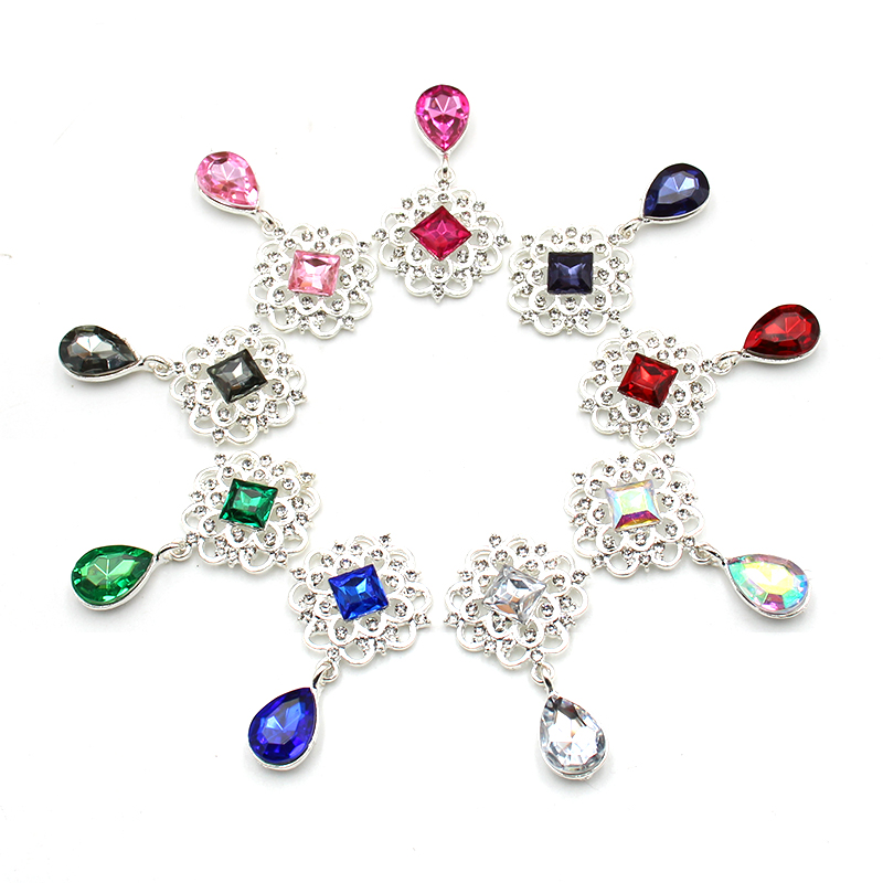 Shiny 25 * 46MM 10Pcs Crystal  - Cocktail Recipe Book のレビューと価格