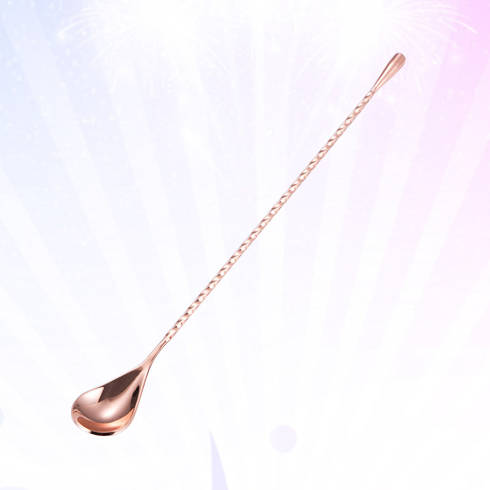 High Polish Stainless Steel Ba - Bar Spoon Twisted のレビューと価格