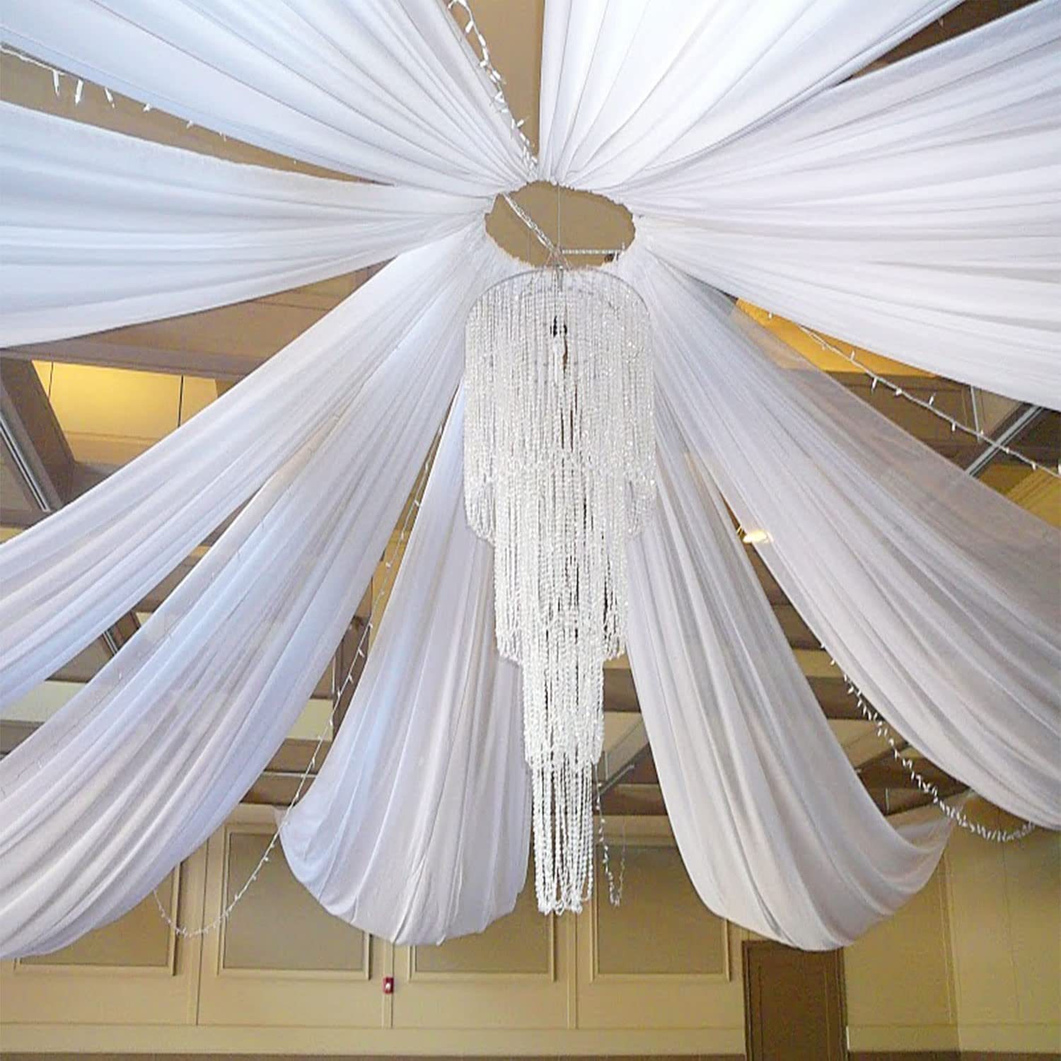 Wedding Arch Drape Roof Ceilin - Home Bargains のレビューと価格