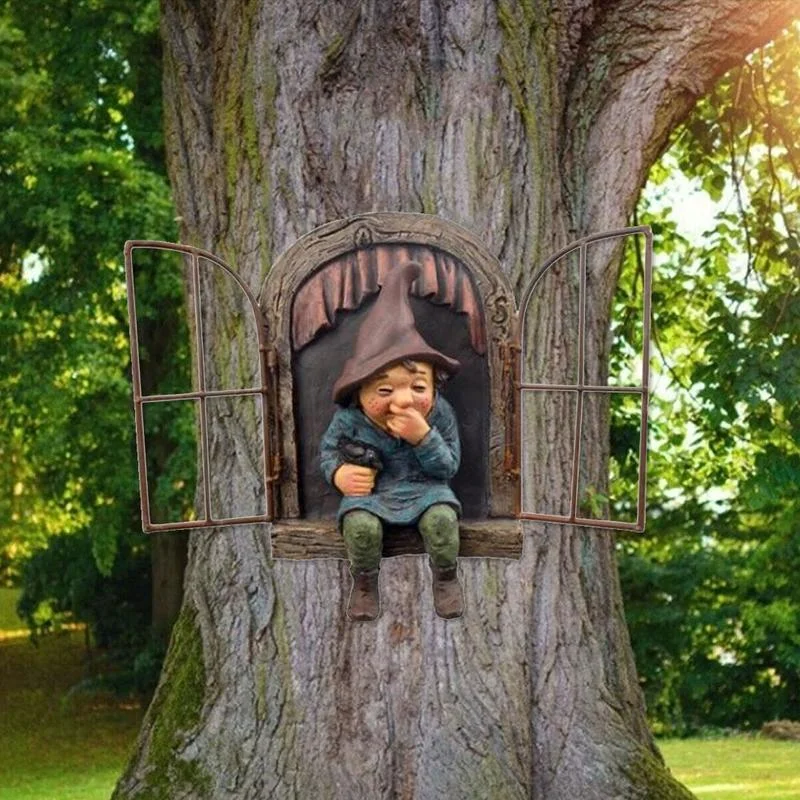 Naughty Garden Statue Elf Go O - Home Bargains のレビューと価格