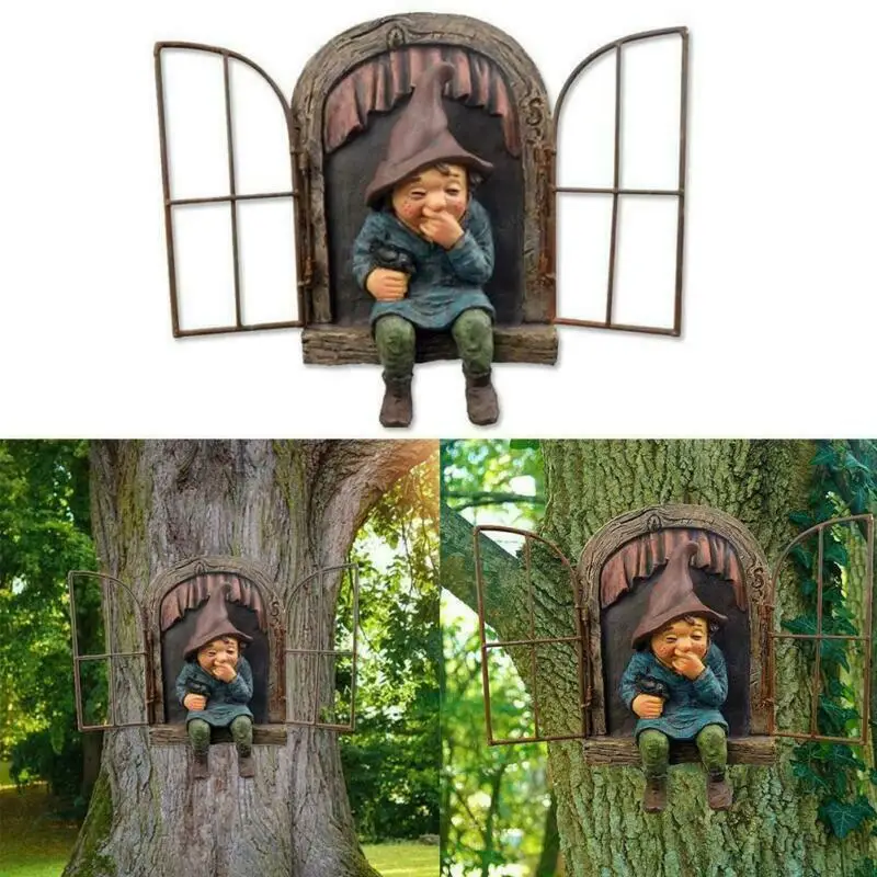Naughty Garden Statue Elf Go O - Home Bargains のレビューと価格