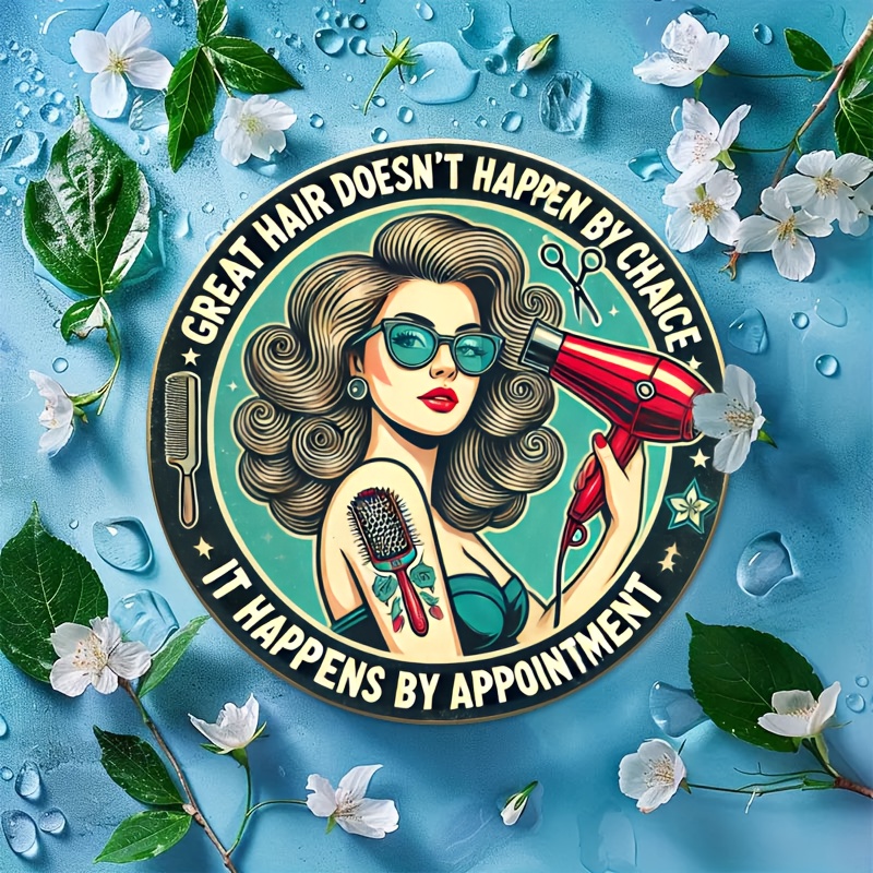 1pc Retro Hair Care Metal Alum - Home Barbershop のレビューと価格