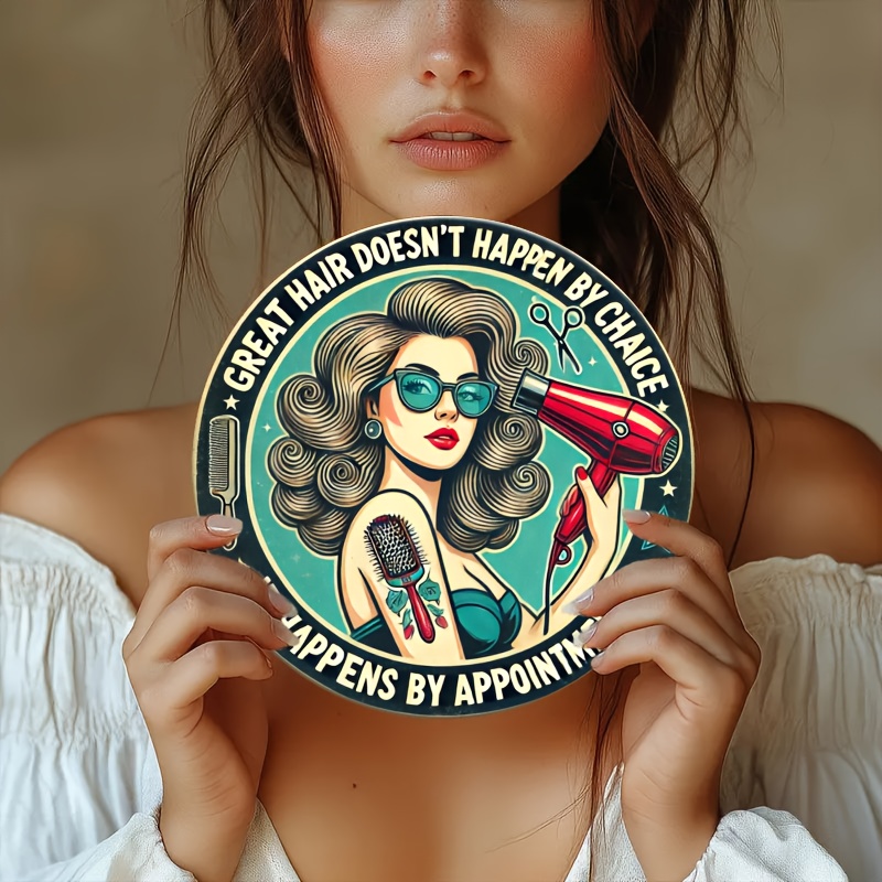 1pc Retro Hair Care Metal Alum - Home Barbershop のレビューと価格