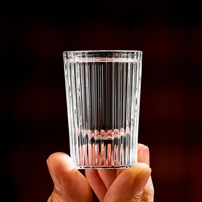 6pcs Set 20ml Striped Foreign  - Old Fashioned Glass のレビューと価格