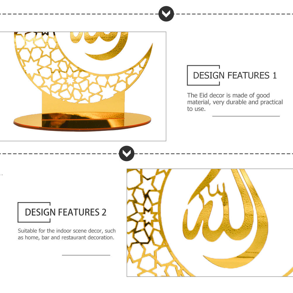 Acrylic Moon Ramadan Ornament  - Home Bar And Restaurant のレビューと価格