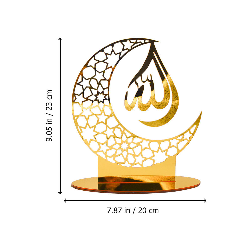 Acrylic Moon Ramadan Ornament  - Home Bar And Restaurant のレビューと価格
