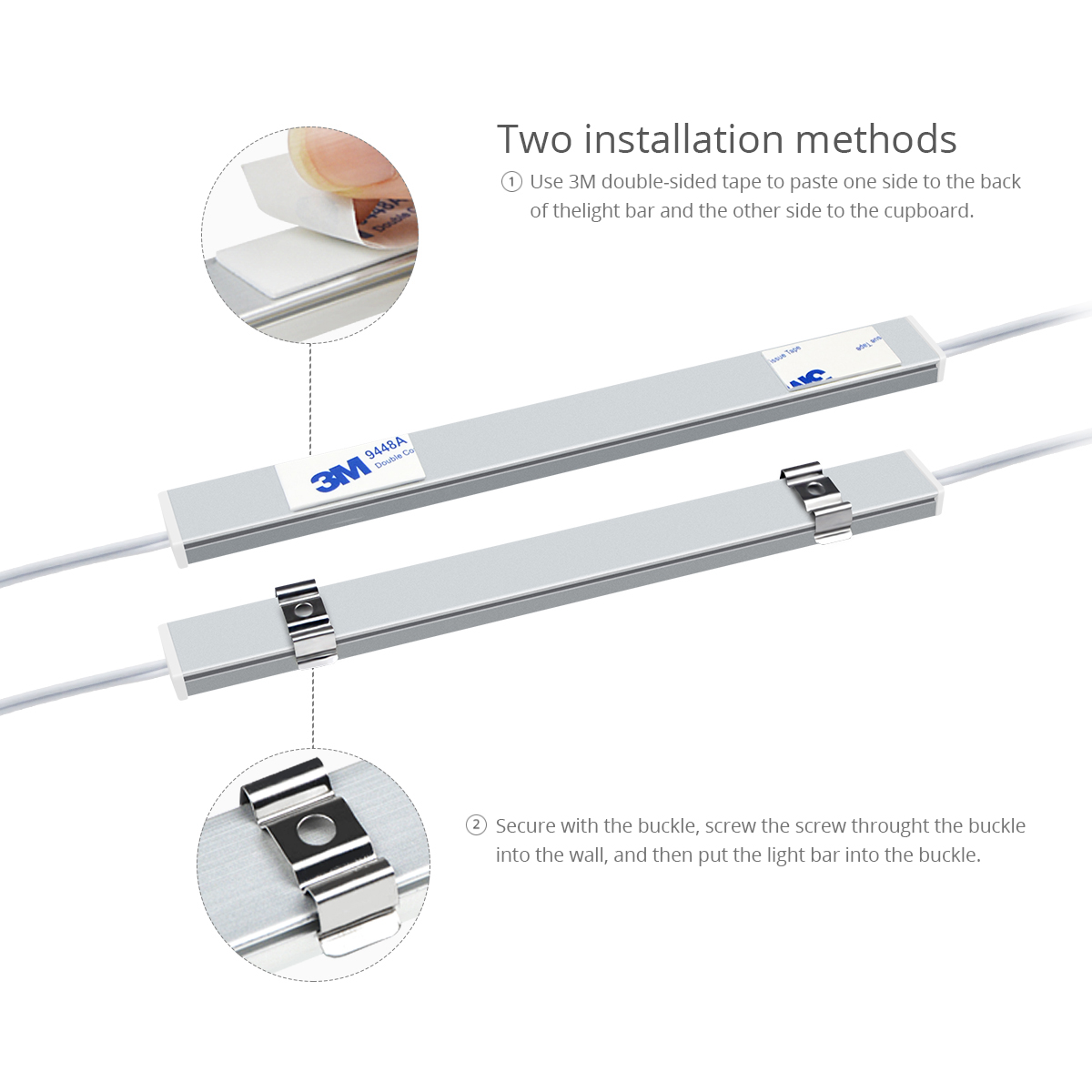 1-5 Pcs Kitchen Tuya Smart LED - Home Bar And Cabinet のレビューと価格