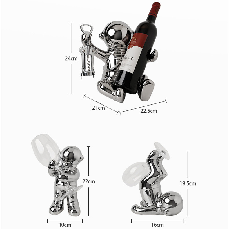 Nordic Ceramic Astronaut Wine  - Home Bar Setup のレビューと価格