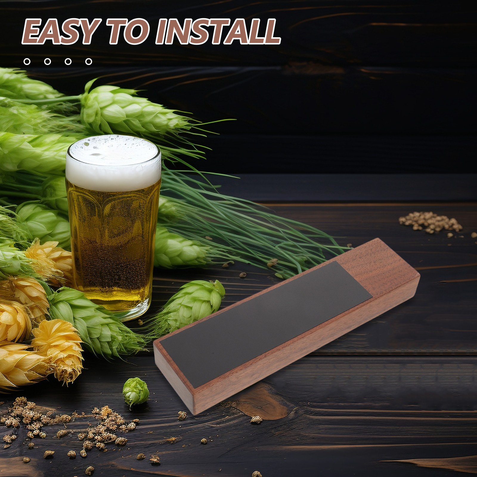 Wooden Beer Tap Handle with Ch - Home Bar And Restaurant のレビューと価格
